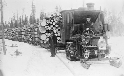 Tractor Log Train