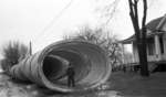 City Flood Sewer Pipe