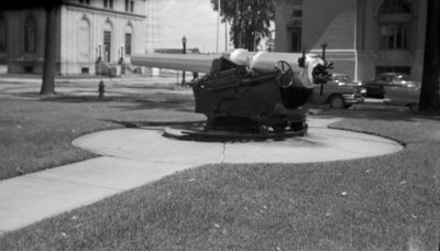 USS MAINE Cannon in front of City Hall