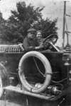 Young Couple in Automobile, 1918