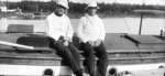 Middle Island: Crewmen on Sailboat