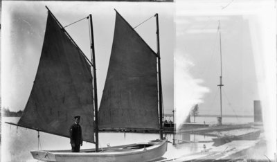 Middle Island:  Captain on Sailboat