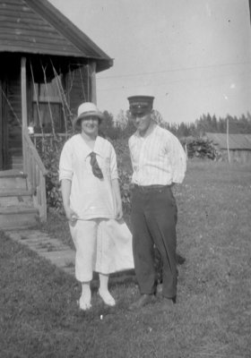 Middle Island:  Coast Guard Crewman with Lady