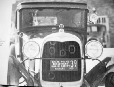 Michigan State Police patrol Car, 1930