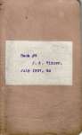 J.A. Widner Lumber Account Book