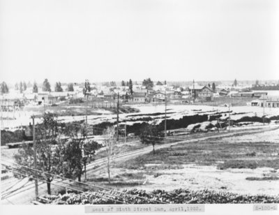 West of the Ninth Street Dam along the Thunder Bay River