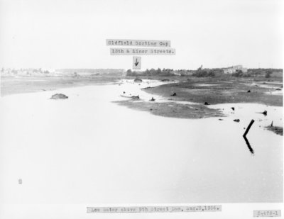 Thunder Bay River above the Ninth Street Dam