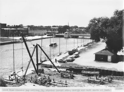 Thunder Bay River below the Second Avenue Bridge