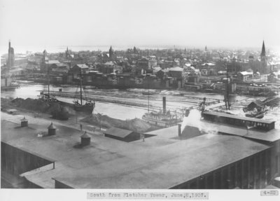 Alpena City View along the Thunder Bay River