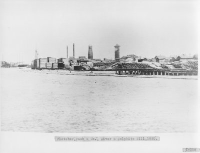 Fletcher, Pack & Co., River & Sulphite Mill