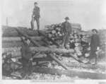 Logging Crew, Huron Handle & Lumber Co., Alpena, MI