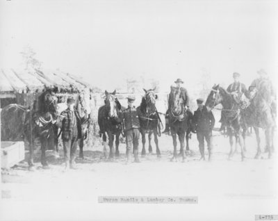 Huron Handle & Lumber Co. Horse Teams