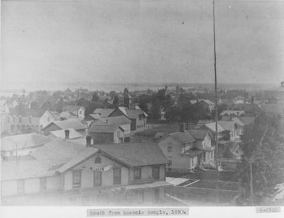 South from Masonic Temple, 1890