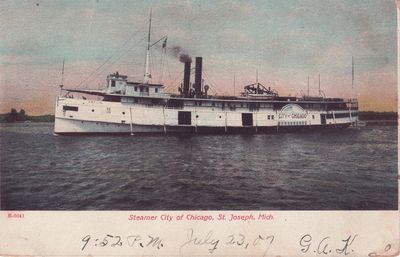 CITY OF CHICAGO (1890, Steamer)