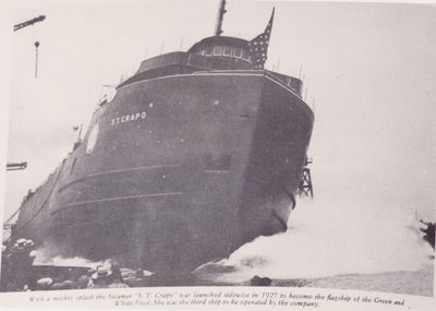 S.T. CRAPO (1927, Bulk Freighter)