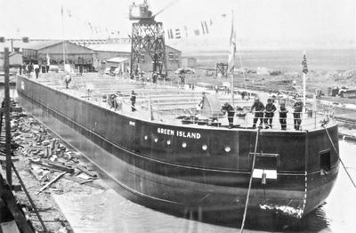 GREEN ISLAND (1937, Bulk Freighter)