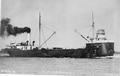 C.A. JAQUES (1909, Bulk Freighter)