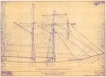 Sailing & Rigging Plan for Two-mast Topsail Schooner