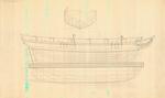 Profile Lines of 2-mast Schooner GENERAL HUNTER