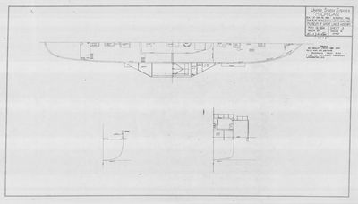 Cross Section of Deck of Steamer MICHIGAN (1843)