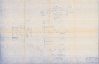 Machinery Layout Below Working Deck for B.H. TAYLOR, Hull No. 787 (1923)