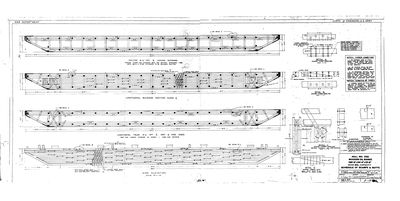 Schedule of Scarfs and Butts for Hull No. 233, Wooden Oil Barge