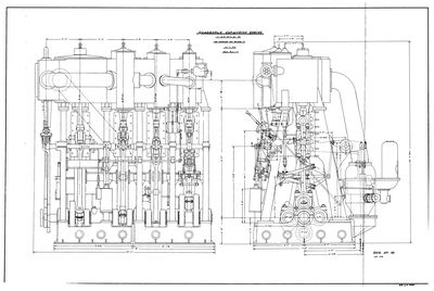 Quadruple Expansion Engine Plan for STR. E.M. FORD (1898)