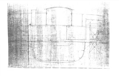 Cross Section of Steamer No. 61 - CITY OF MACKINAC (1883)