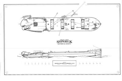 Archaeological Site Plan for Propeller JOHN M. OSBORNE (1882)