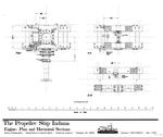 Plan and Horizontal Sections of Engine for the Propeller INDIANA (1848)