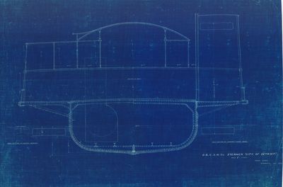 Half Section at Midship of CITY OF DETROIT (1878)