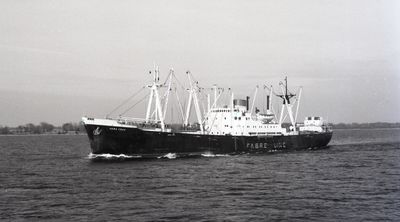 BOW SANTOS (1954, Ocean Freighter)