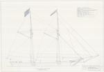 Spar and Sail Plan for Schooner DEAN RICHMOND (1855)