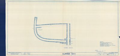 Midship Section for CLIPPER CITY (1854)