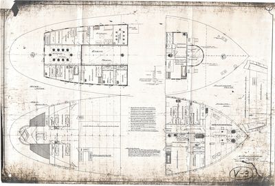 Arrangement of Cabins for STR. 604, 605, 606 & 317