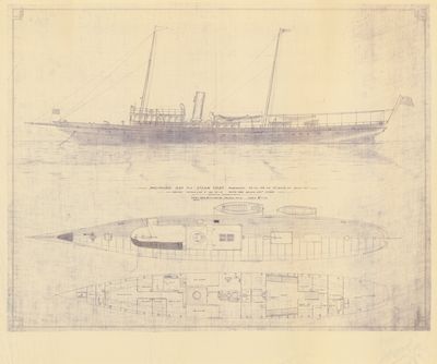 Preliminary Plan for Steam Yacht CAPITOLA (1905)