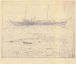 Preliminary Plan for Steam Yacht CAPITOLA (1905)
