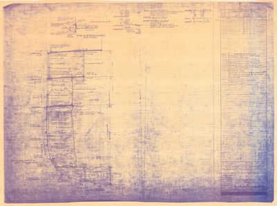 Midship Section for DELPHINE (1921)