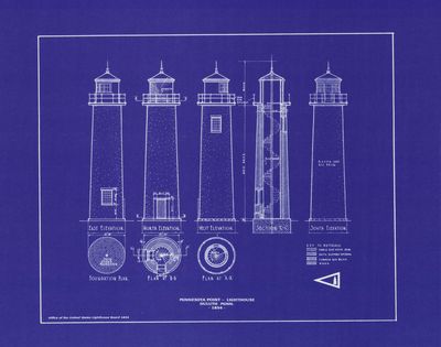 Minnesota Point Lighthouse Elevations