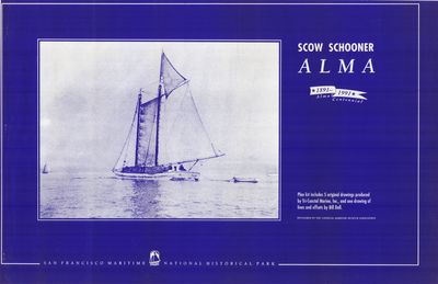 Plan Kit for Scow Schooner ALMA (1891)