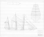 Sail and Rigging Plan for JAMES F. JOY (1866)