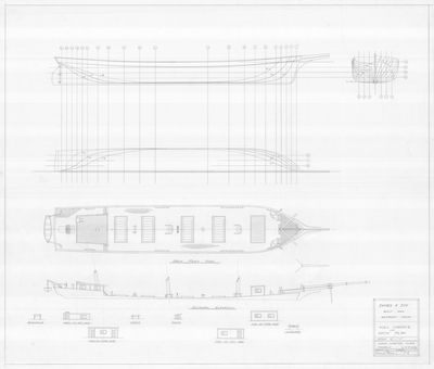 Hull Surface and Deck Surface for JAMES F. JOY (1866)