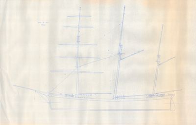 Outboard Profile for JAMES F. JOY (1866)