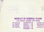Booklet of General Plans Cover and General Arrangement of Bridge & Top of Wheelhouse for U.S. Coast Guard Cutters