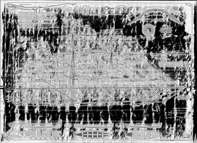 Sail Plan for Tea Clipper CUTTY SARK (1870)