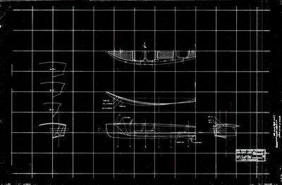 Hull Surface & General arrangement for Chris Craft Model 730