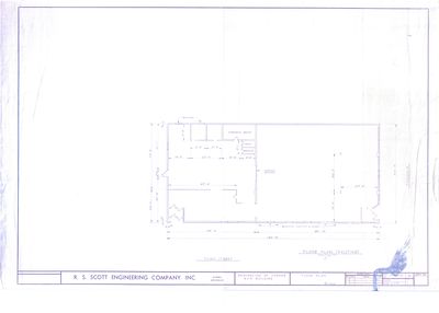 Floor Plan of Existing Layout for Remodeling of Foriner A&P Building on NS Corner