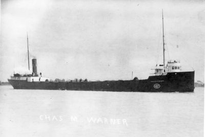 CHARLES M. WARNER (1903, Bulk Freighter)