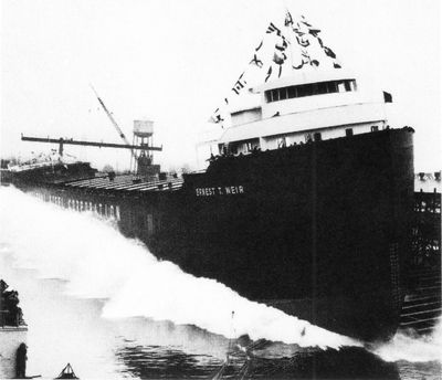 ERNEST T. WEIR (1953, Bulk Freighter)