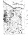 Outline Map of Cheboygan County, Michigan (1902)